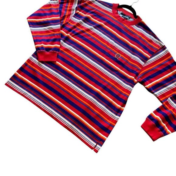 Tommy Hilfiger Vintage NWOT Striped Long Sleeve Crew Neck T-Shirt - Picture 3 of 7